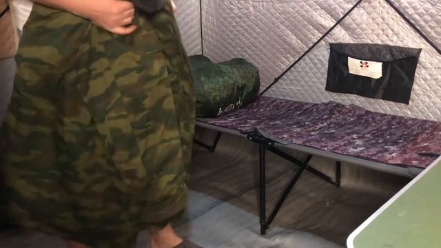 В Питере. Готовимся к зимней рыбалке. Тёплый пол для палатки. Нас ждёт ночевка в палатке зимой. смотреть онлайн