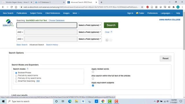 Searching with Keywords Using SocINDEX With Full Text смотреть онлайн