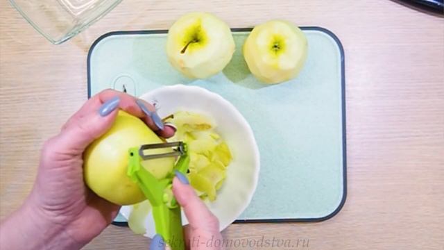 Пышная Шарлотка с Яблоками на Сметане (Apple pie with sour Cream) Eng, Spa, Fra Subtitle смотреть онлайн