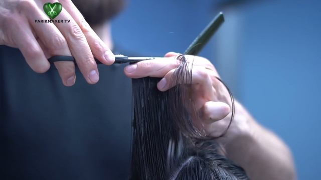 Комбинированная форма градация + слои.Vadim Poriev parikmaxer tv ARTISTIQUE смотреть онлайн