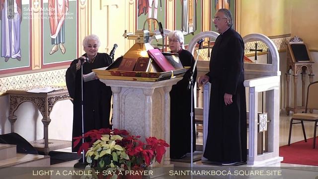 2024-01-01 Greek Orthodox Divine Liturgy of Saint Basil on New Year's Day смотреть онлайн