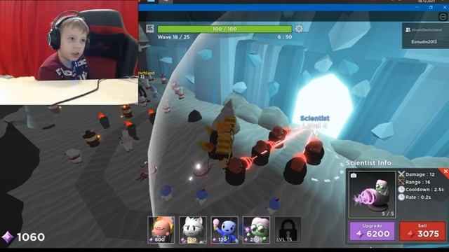 САМЫЙ ТЯЖЕЛЫЙ БОСС В РОБЛОКСЕ TOWER HEROES смотреть онлайн