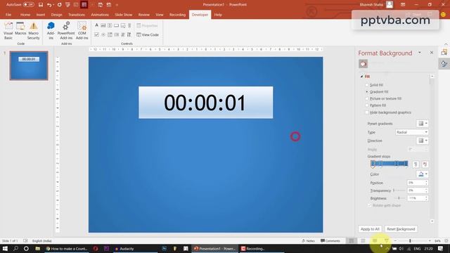 How to create a Countdown Timer in PowerPoint across Multiple Slides using VBA Macros - Tutorial смотреть онлайн