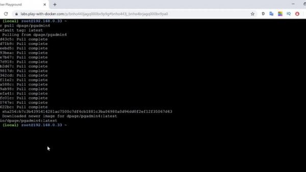 pgAdmin 4 Docker Image for PostgresQL