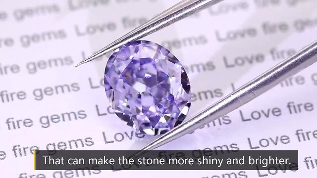 purple color cz stone 4k crushed ice cut oval cubic zirconia смотреть онлайн