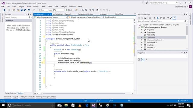 School Management System | Part 14. Manage Schedule смотреть онлайн