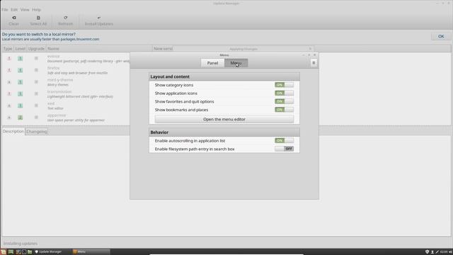 Linux Mint 19 OS Codenamed Tara | Update Manager смотреть онлайн