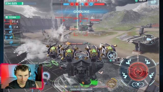 I Have Never Seen A More Broken DAMAGE Build... MK 3 Behemoth Decay - Live Server | War Robots смотреть онлайн
