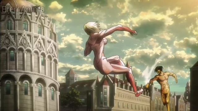 Все превращения Эрена в титана в аниме | Атака Титанов смотреть онлайн