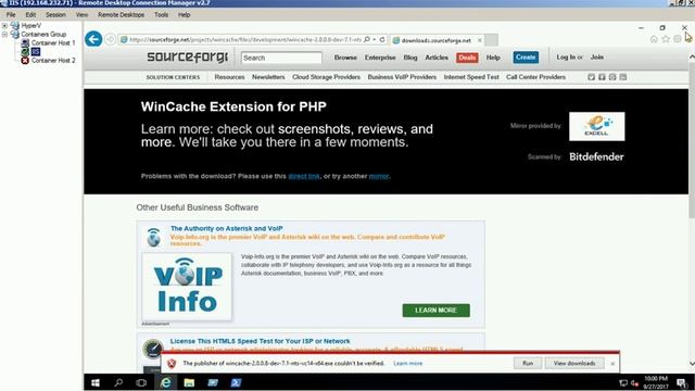 Steps to Install PHP manually on Windows 2016 server смотреть онлайн