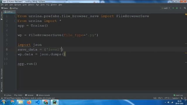File Browser In Ursina Engine (Part 2) смотреть онлайн