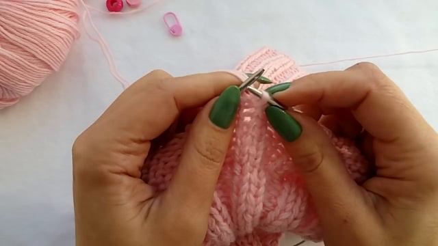 Детская шапка шлем спицами /подробный мастер класс/ смотреть онлайн