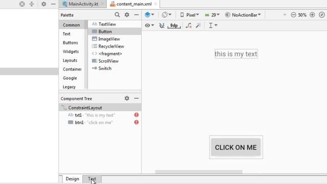 Android studio tutorials - Lesson1: How to create a new project + simple button click [Kotlin] смотреть онлайн