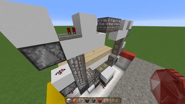 Minecraft tutorial : 3x4 Piston Door (Security Features) смотреть онлайн