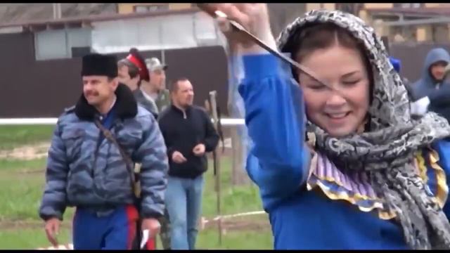 Казачка с шашкой. смотреть онлайн