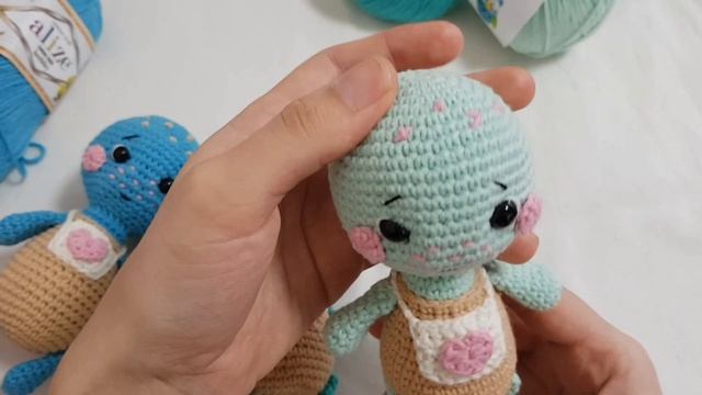 Обзор на полухлопковую пряжу (для игрушек) смотреть онлайн