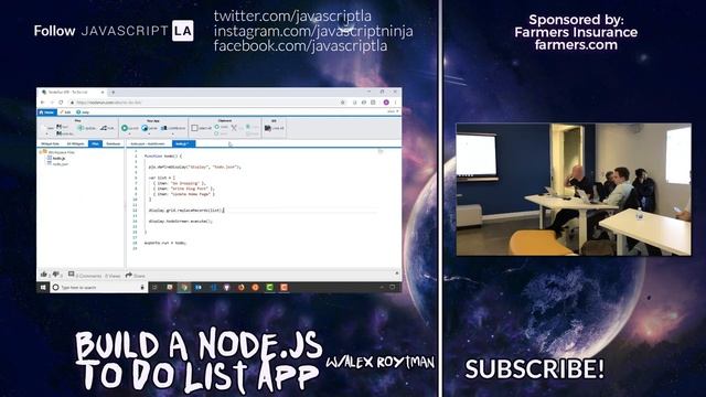 Build a Node.js To Do List App at Warp Speed w/Alex Roytman смотреть онлайн