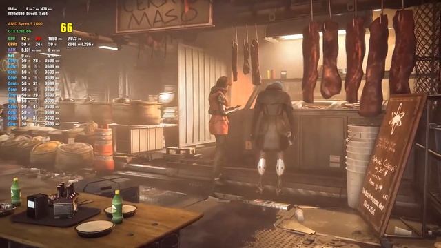 Тест Deus Ex: Mankind Divided на AMD Ryzen 5 1600 + GTX 1060 6G смотреть онлайн