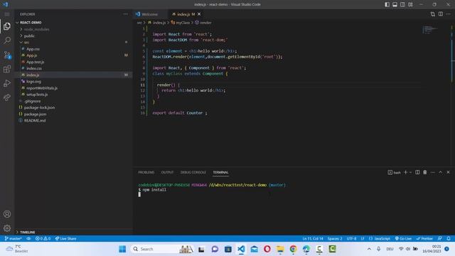 How To Run an Existing React App In VSCode | How To Run React In VSCode смотреть онлайн