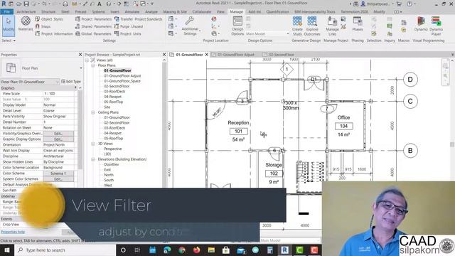 Revit Basic: Part 15 View, View Filter, View Template смотреть онлайн