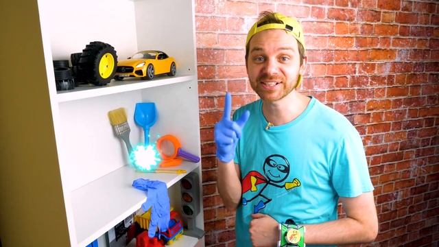 ХэлпМэн и раскопки динозавров! Археология и развивающие игры для мальчиков смотреть онлайн