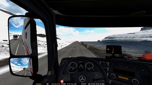 ETS2 Mercedes MP4 1845 Hólmavík - Ísafjörður смотреть онлайн