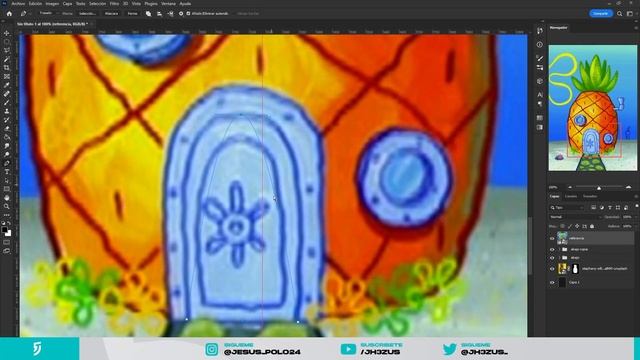 Hice la Casa de Bob Esponja EN LA VIDA REAL con Photoshop! - JH3ZUS смотреть онлайн