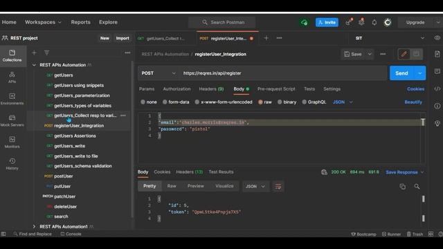 Integrating multiple API requests||Postman-REST API Automation||Episode#4 смотреть онлайн