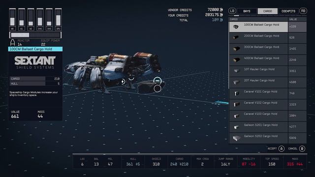 How To Increase Ships Cargo Carrying Capacity Inventory Size In Starfield