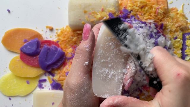 ASMR cutting cubes on soap 1b.ru | кубики на мыле рубль бум смотреть онлайн