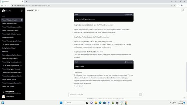 how to use virtual environment python vscode смотреть онлайн