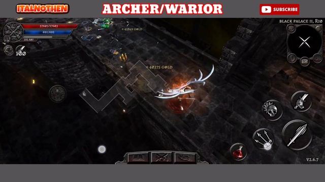 Anima ARPG - ARCHER/WARRIOR Gameplay | R10 in BLACK PALACE смотреть онлайн