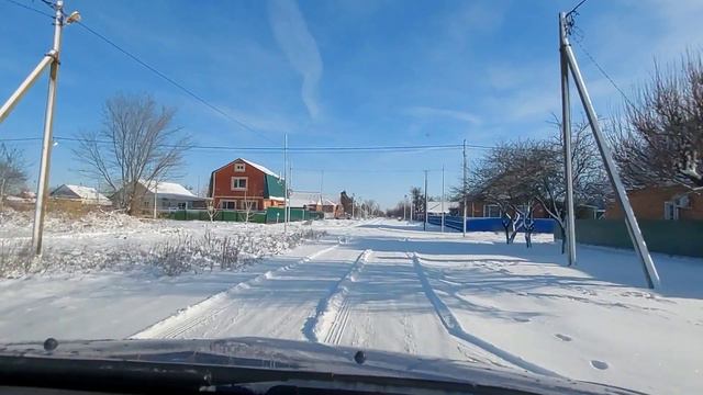 Краснодарский край завалило снегом. смотреть онлайн