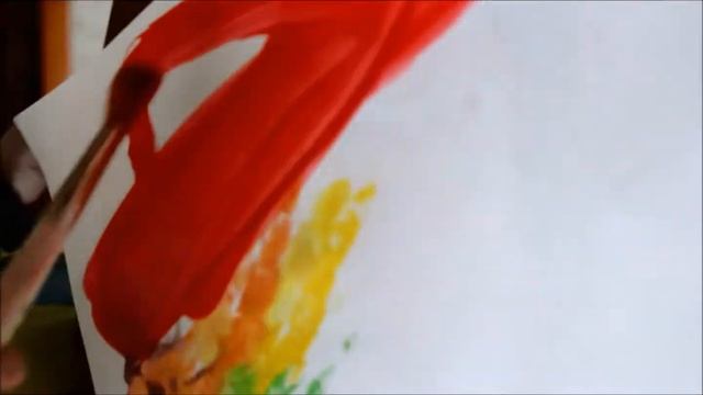 Рисуем радугу на пальчиках смотреть онлайн