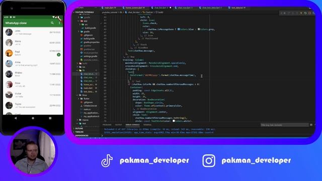 WhatsApp Clone in Flutter смотреть онлайн