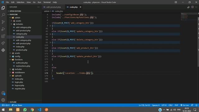 PHP Ecom Part 14 : How to edit and update products in PHP ecommerce | PHP MySQL смотреть онлайн