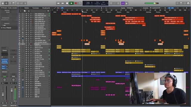 ¿COMO HICE MIRA? #TrackXTrack (LOGIC SESSION)- menesesynths studio sessions смотреть онлайн