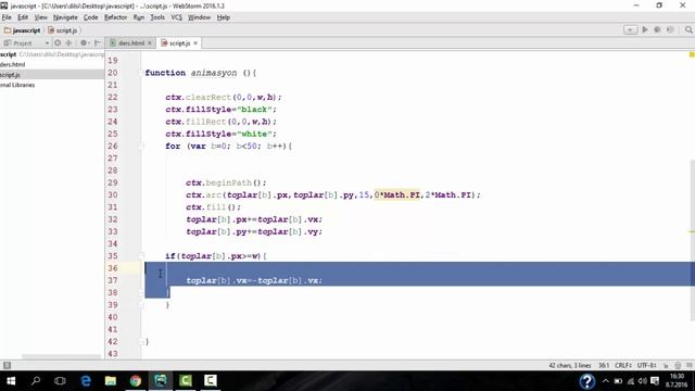 html5 canvas ile duvara çarpma animasyonu смотреть онлайн
