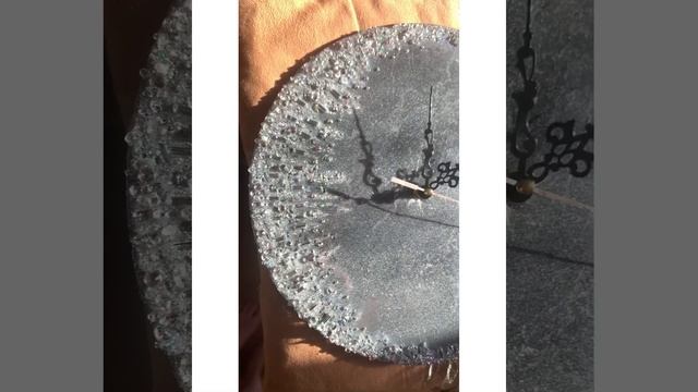 Часы из эпоксидной смолы "Снежной королевы"►Epoxy resin clock "Snow Queen" смотреть онлайн