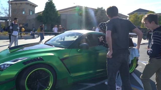 Picking Up Little Sister from High School in 1000HP GTR! смотреть онлайн