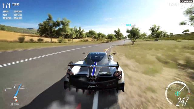 Forza Horizon 3 Pagani Huayra BC - Goliath Race смотреть онлайн