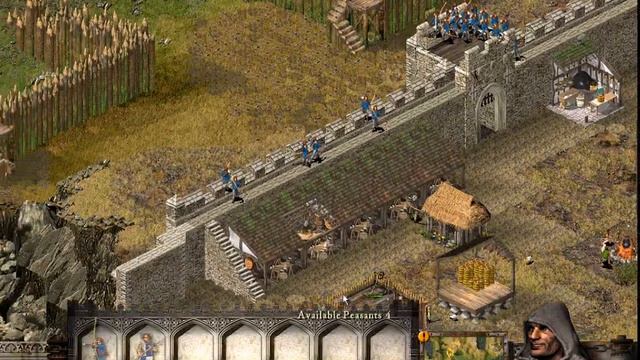 Stronghold - Military Campaign - Mission 7 - Breaking the Siege (Walkthrough) смотреть онлайн