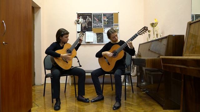 Дуэт Борисова Д. Иванова Е. ЦДШИ г. Химки. Преподаватель Красикова И.В. смотреть онлайн
