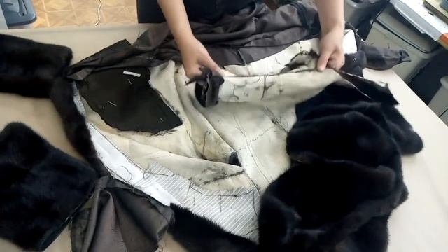 Норковая шуба намоченная водой до и после ремонта. смотреть онлайн