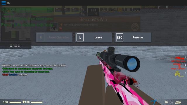 How to use aimbot in counter blox (Roblox) смотреть онлайн