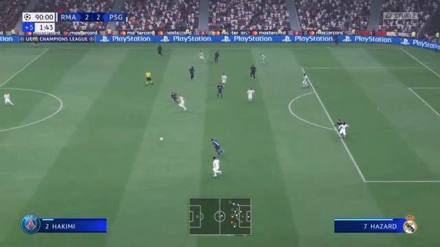 real madrid vs paris saint germain champions league FIFA 22 gameplay🔥 смотреть онлайн