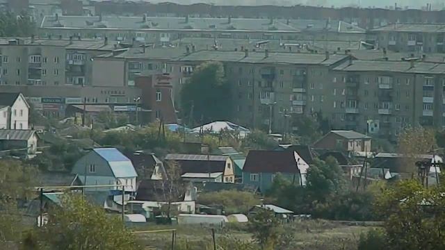 Город с высоты отвала г.Коркино смотреть онлайн