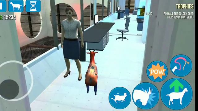 Goat simulator | Part 2 | Exploring the underground and using different goat | Android gameplay смотреть онлайн
