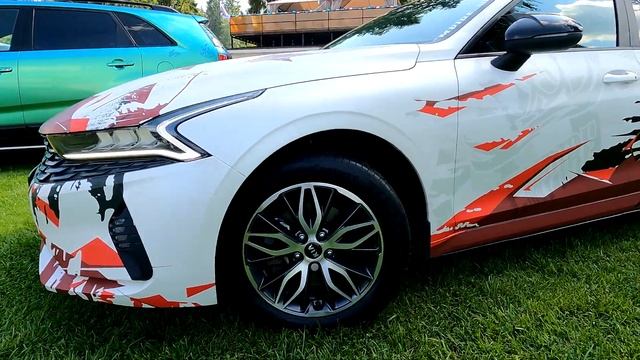 Kia K5 и винилография на Tuning Open Fest | vinyl wrap car смотреть онлайн