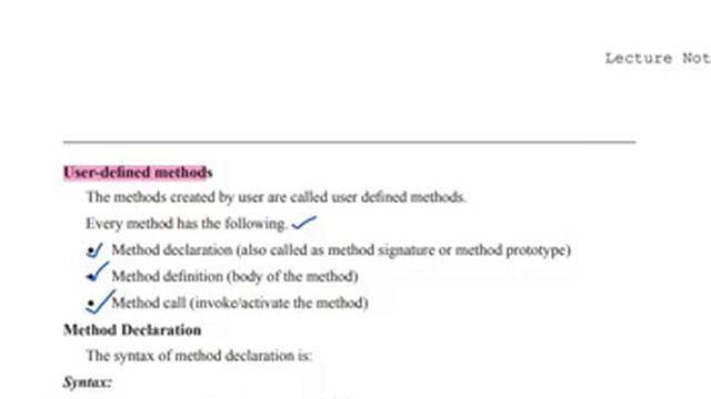 Methods in Java смотреть онлайн